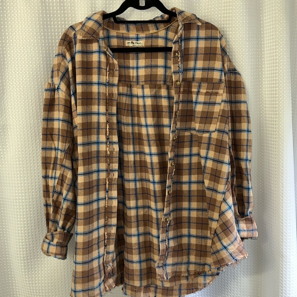 Free People We the Free Happy Hour Flannel